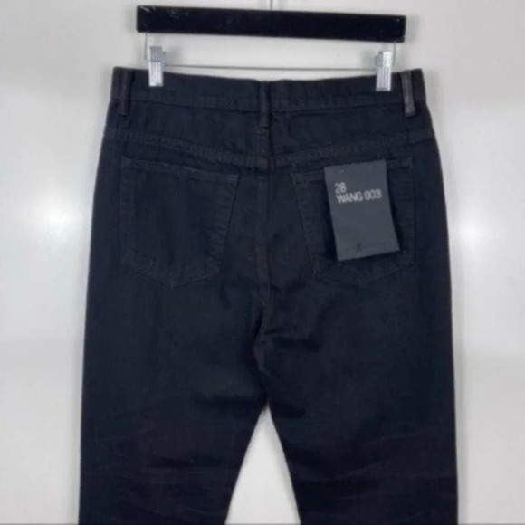 NEW Denim x Alexander Wang 003 Faded Black Button Fly Boy Fit Jeans Size 28 - Picture 9 of 12
